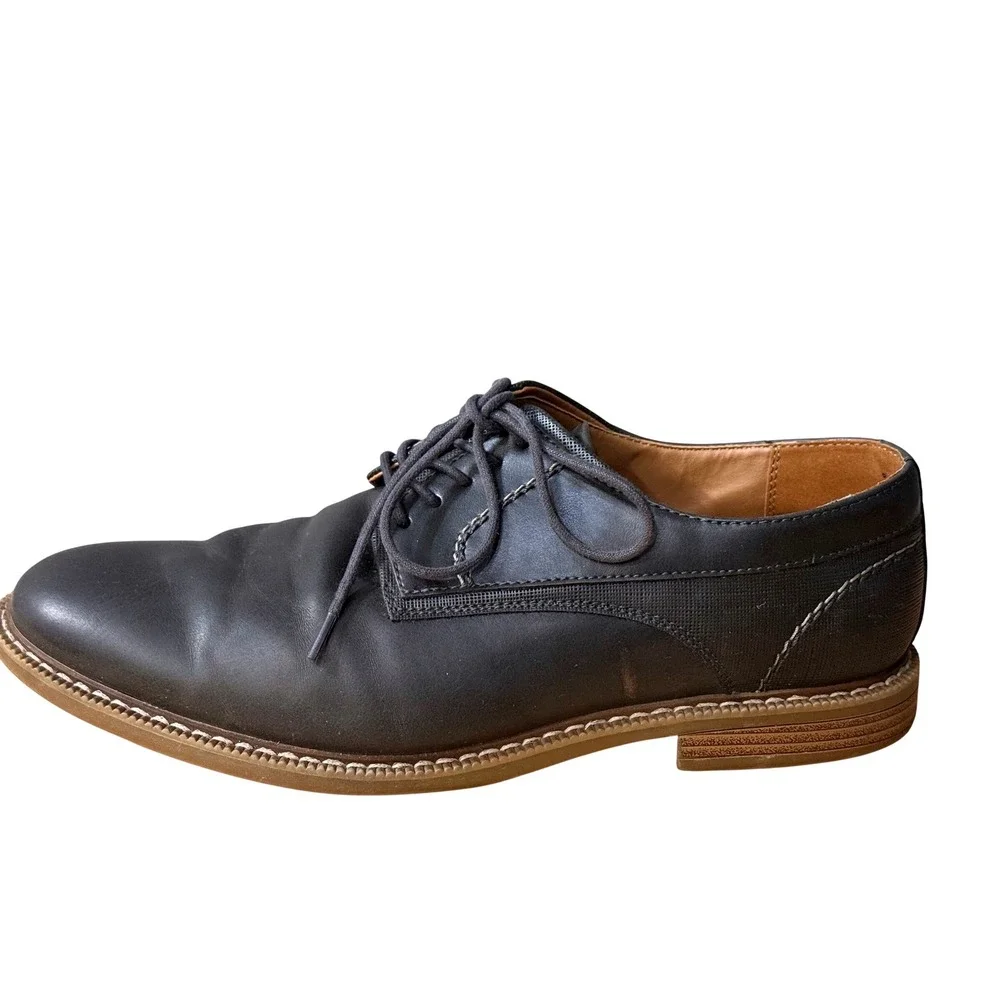 Sonoma vitalize ortholite Menʻs Dark Gray‎ Dress Shoes Lace Up Size 9.5